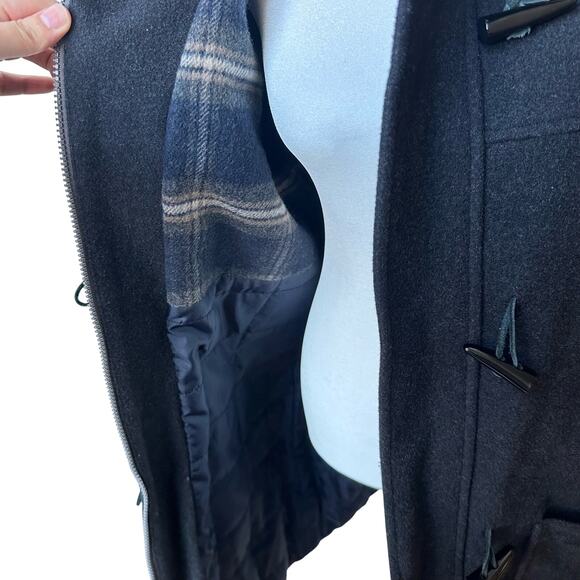 S. Rothschild Women’s Wool Toggle Coat - Size 16 - Charcoal Gray - Picture 8 of 9